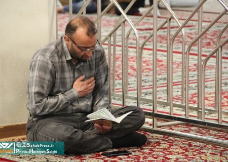 گزارش تصویری | مراسم نماز و دعای استغاثه به امام زمان (عج) در حرم مطهر شاه چراغ (ع)