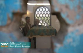 گزارش تصویری | تعویض قرآن کریم دروازه قرآن در شیراز