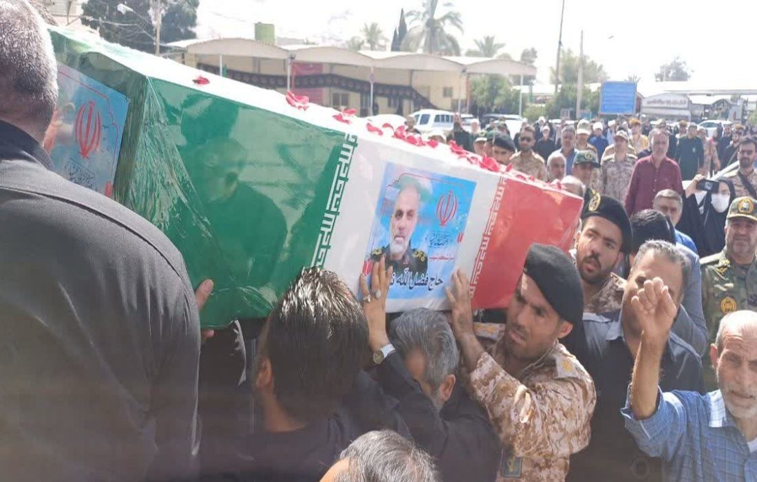 استقبال مردم کازرون از پیکر پاک سرلشکر پاسدار فضل‌الله نوذری