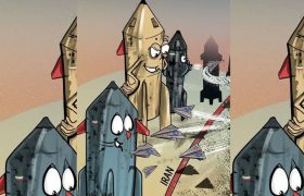 کاریکاتور؛ زبان جهانی هنرمندان فارسی برای افشای جنایات رژیم صهیونیستی