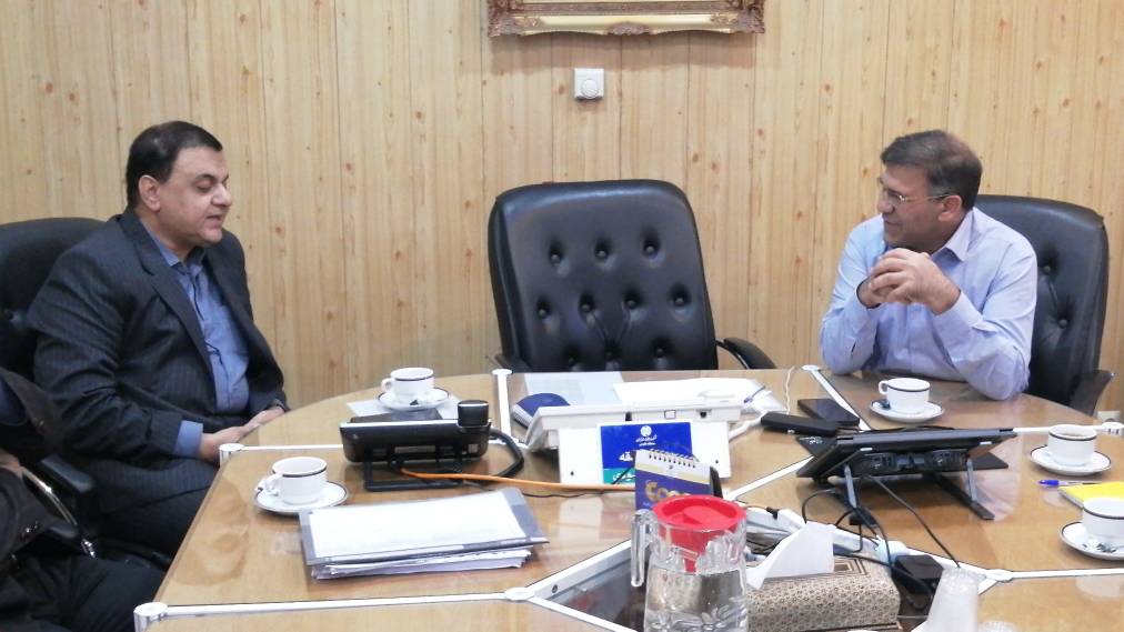 دیدار مدیرکل تعاون، کار و رفاه اجتماعی استان فارس با مدیر مخابرات منطقه