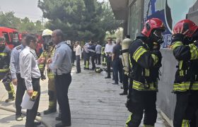 آتش‌سوزی یک باشگاه ورزشی در شیراز مهار شد