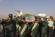 پیکر سردار شهید «غیب‌پرور» به شیراز منتقل شد