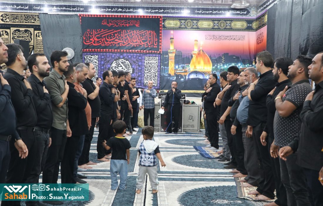 گزارش تصویری | مراسم عزاداری روز تاسوعا حسینیه بیت‌الزهرا(س) دهشیخ لامرد