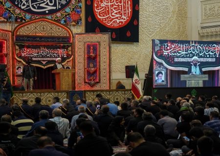 شامگاه اربعین در سومین حرم اهل بیت با نوای لبیک یا حسین
