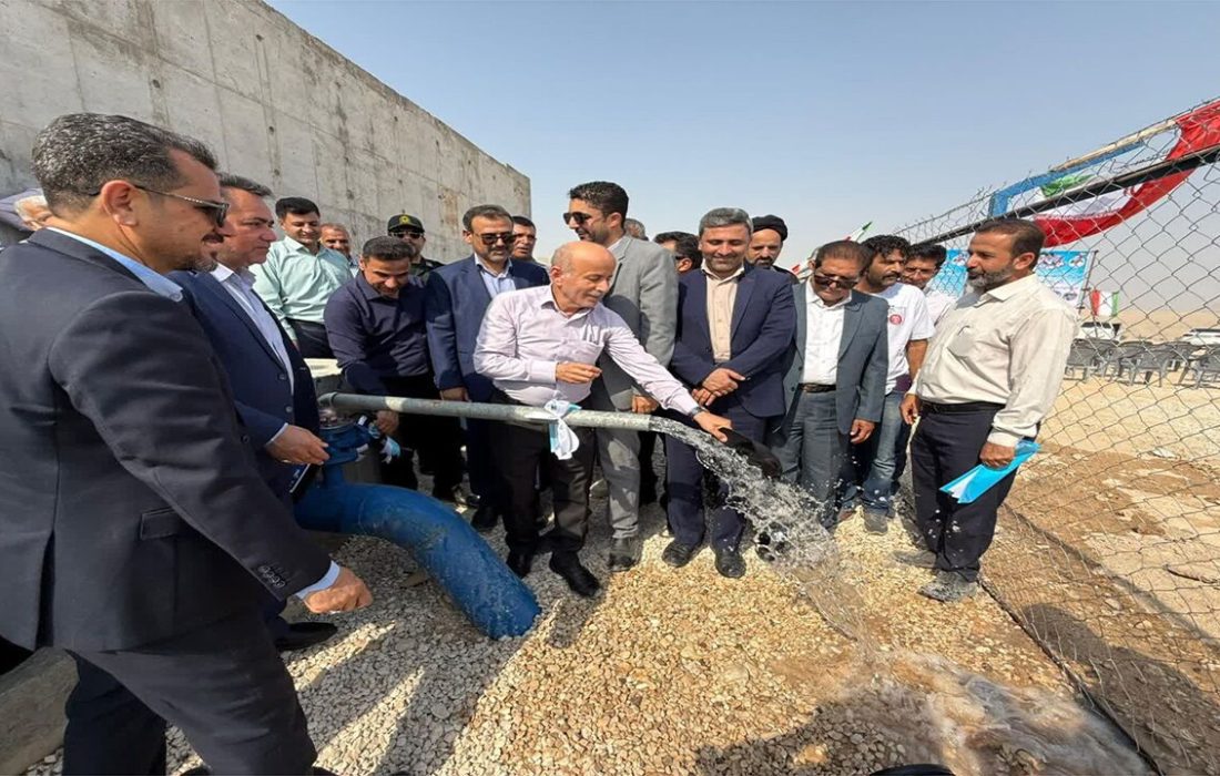 کام اهالی شیخعامر شیرین شد/ فاز نخست آبرسانی به لامرد افتتاح شد