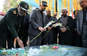 گزارش تصویری | آغاز هفته دولت با ادای احترام به مقام شامخ شهیدان در شیراز
