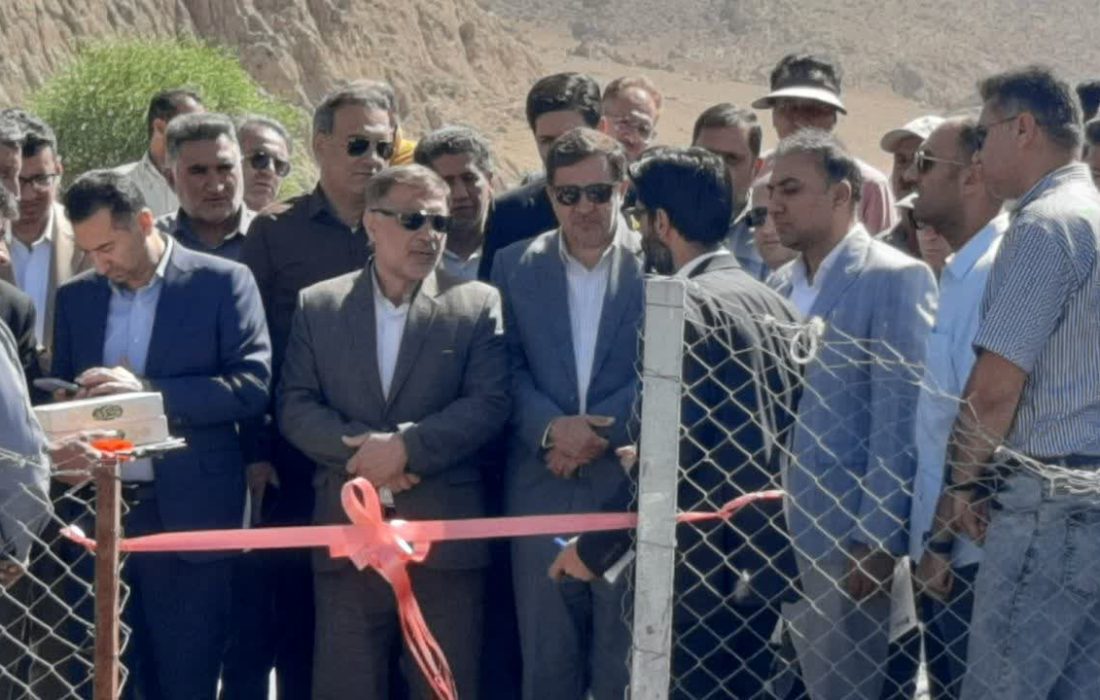 طرح آبیاری تحت فشار حاجی آباد سده افتتاح شد