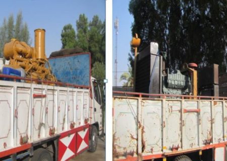کشف ژنراتور‌های صنعتی ۱۳۰ میلیارد ریالی در لارستان