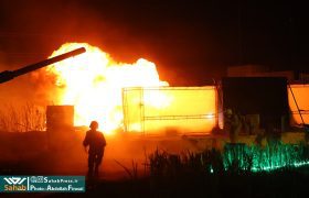 گزارش تصویری | نمایش میدانی پایداری در نبرد چزابه – شیراز