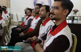 گزارش تصویری | کارگاه (صلح آبی) در فارس، آموزش داوطلبان رسانه ای هلال احمر برای کاهش تنش های آبی