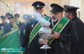 گزارش تصویری | مراسم گلباران قبور مطهر شهدای حرم مطهر حضرت احمد بن موسی الکاظم شاهچراغ (ع)
