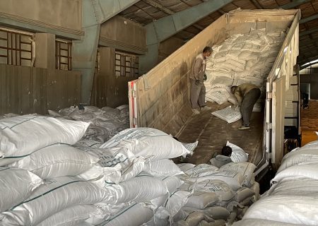 تامین ۳۷۵۵ تن کود کشاورزی سولفات پتاسیم گرانوله در انبارهای سازمانی شرکت خدمات حمایتی کشاورزی استان فارس