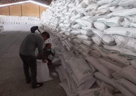 تامین ۶۰۰ تن کود کشاورزی سولفات پتاسیم گرانوله در انبارهای سازمانی شرکت خدمات حمایتی کشاورزی استان فارس