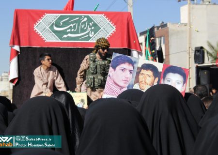 گزارش تصویری | آئین استقبال، تشییع و خاکسپاری شهید گمنام در بوستان والفجر شیراز