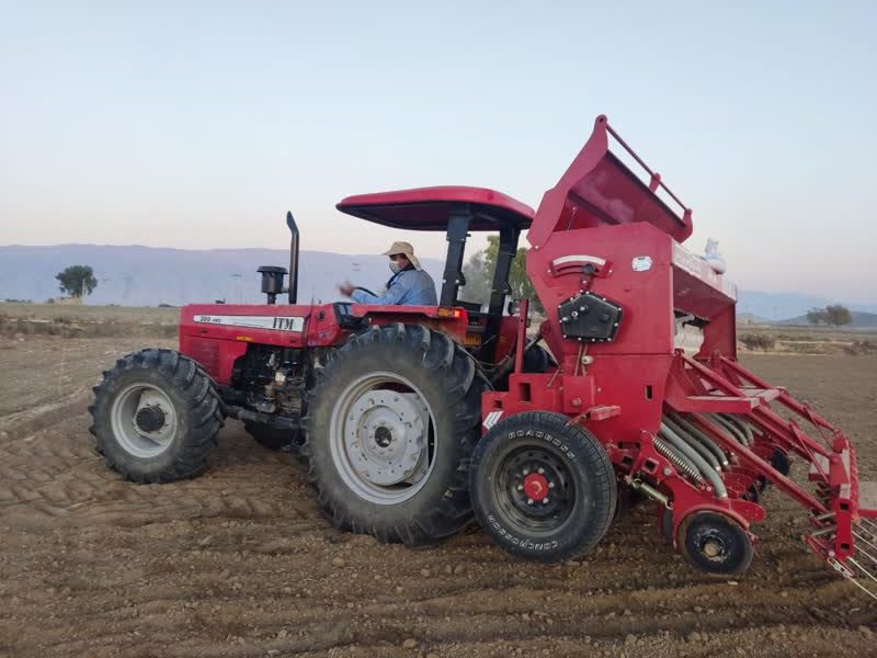 آغاز کشت محصول راهبردی گندم در فیروزآباد