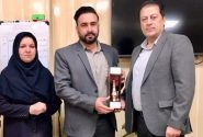 تقدیر از مدیر روابط‌عمومی هیئت ورزش‌های همگانی فارس به مناسبت هفته تربیت بدنی