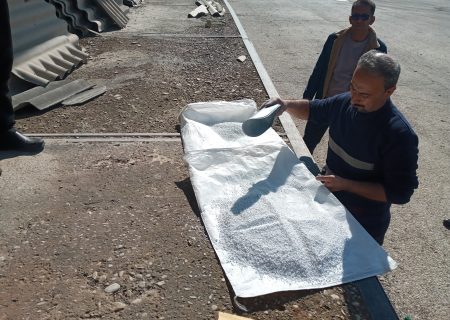 در انبار سازمانی فارس پارت ۱۵ کود سوپر فسفات ساده ارکان شیمی جنوب نمونه برداری شد