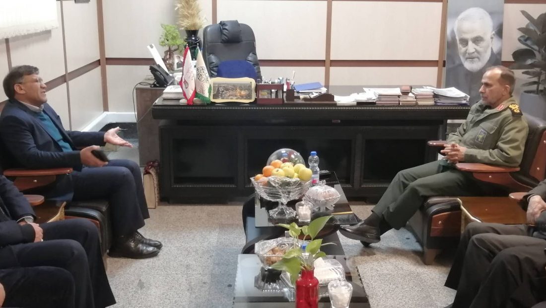 دیدار مدیر مخابرات منطقه فارس با فرمانده سپاه فجر استان