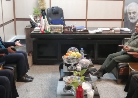 دیدار مدیر مخابرات منطقه فارس با فرمانده سپاه فجر استان