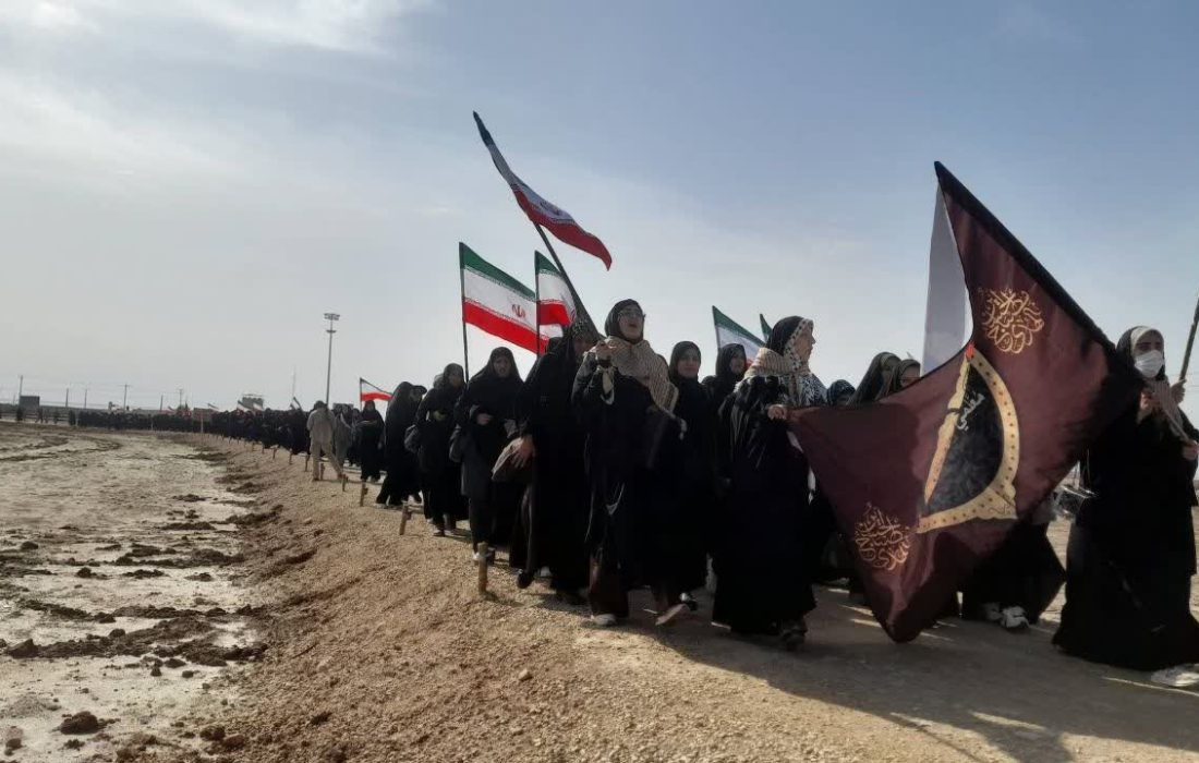 تجدید پیمان معلمان فارس با شهدای دفاع مقدس در کاروان «شهید حسین بابری»